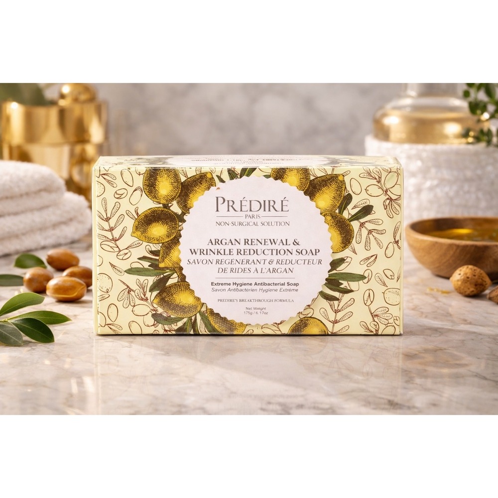 Predire Paris Argan Renewal & Wrinkle Reduction Soap Antibacterial 175g 6.17oz